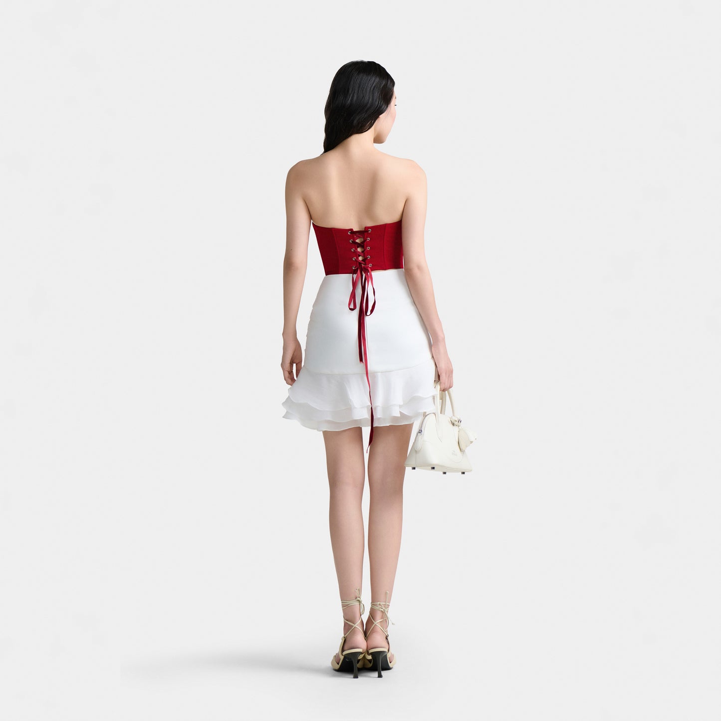 One Perfect Rose Velvet Corset