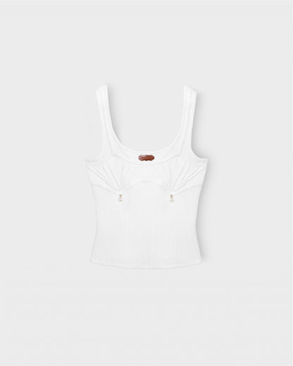 Tears Of Cosmo Knit Tank Top