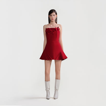 Eden Pleated Mini Dress