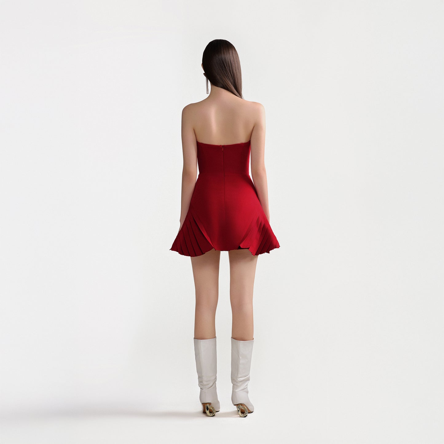 Eden Pleated Mini Dress