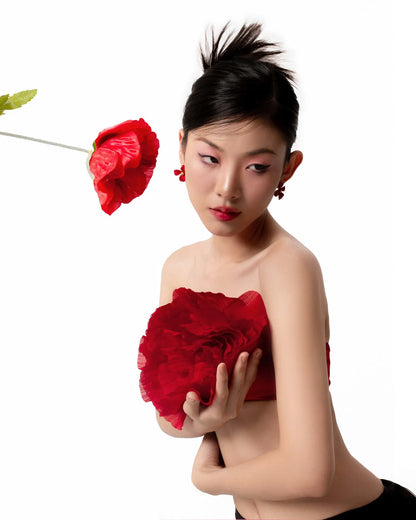 Red Poppy Top